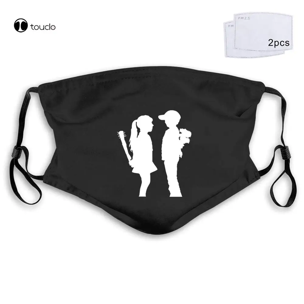 Banksy Street Art Heart Breaker and Sad True Love Face Mask Filter Pocket Cloth Reusable Washable