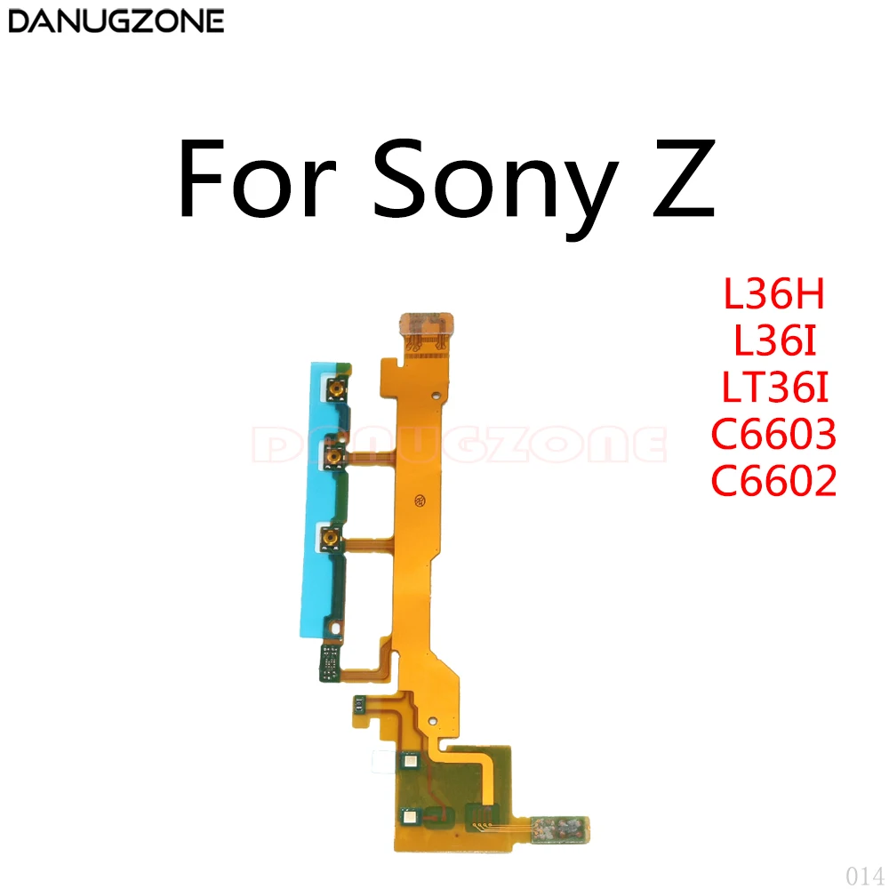 Power Button Switch Volume Button Mute On / Off Flex Cable For Sony Xperia Z Ultra Z1 Mini Z2 Z3 3G 4G Plus Z4 Z5 Premium Z5P