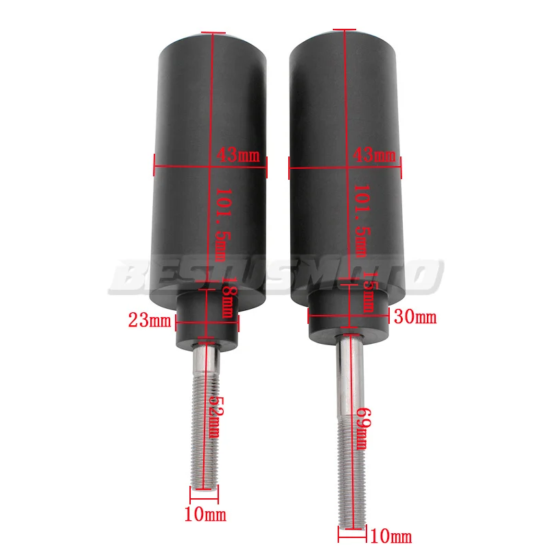 Motorcycle No Cut Frame Sliders Crash Falling Protection For Honda CBR600 CBR 600 F4 F4i 1996-2006 2001 2002 2003 2004 2005