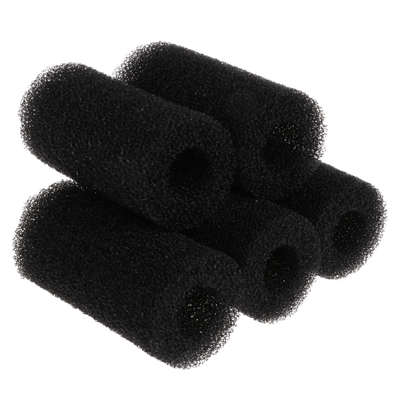 5 pièces éponge Aquarium filtre protéger couverture F Aquarium entrée étang noir mousse