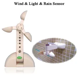 DC12V Wired OR Wireless Weather Sensor Wind Sensor Rain-Sensitive Close Window Curtain Blinds Water Probe Rain detector