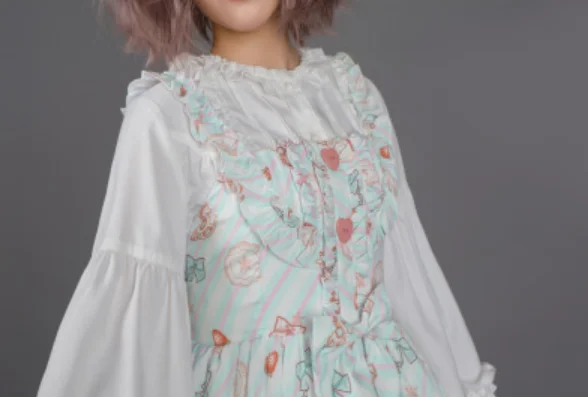 Lolita – robe de princesse victorienne à bretelles pour fille, douce, imprimée, taille haute, style gothique, kawaii, automne hiver