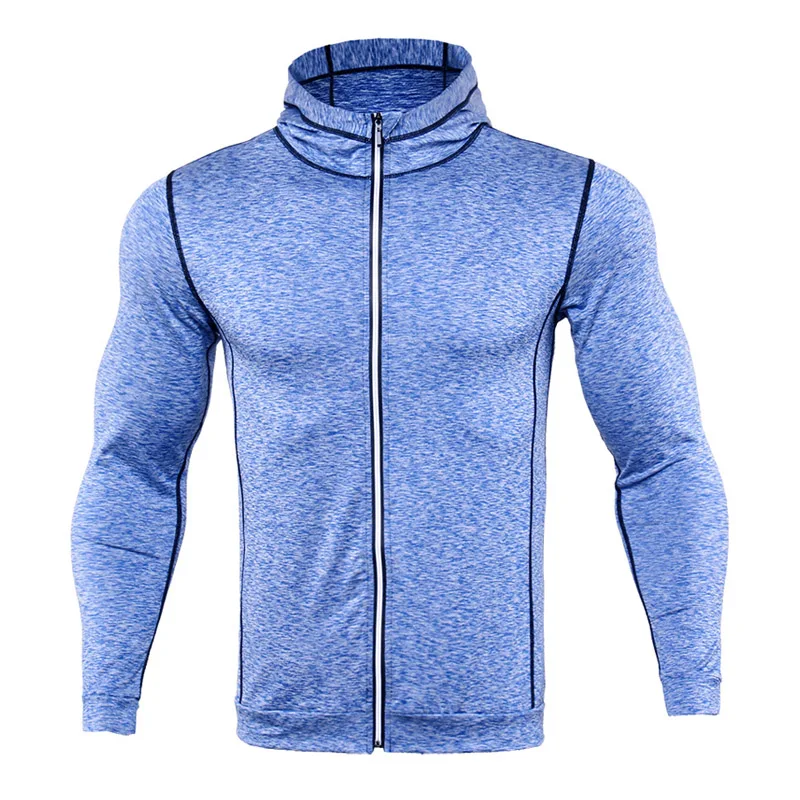 New Mens Giacche E Giubbotti Per Il Fitness Sport Cappotto Con Cappuccio Stretto Con Cappuccio Palestra di Formazione di Calcio Run Jogging Giacche