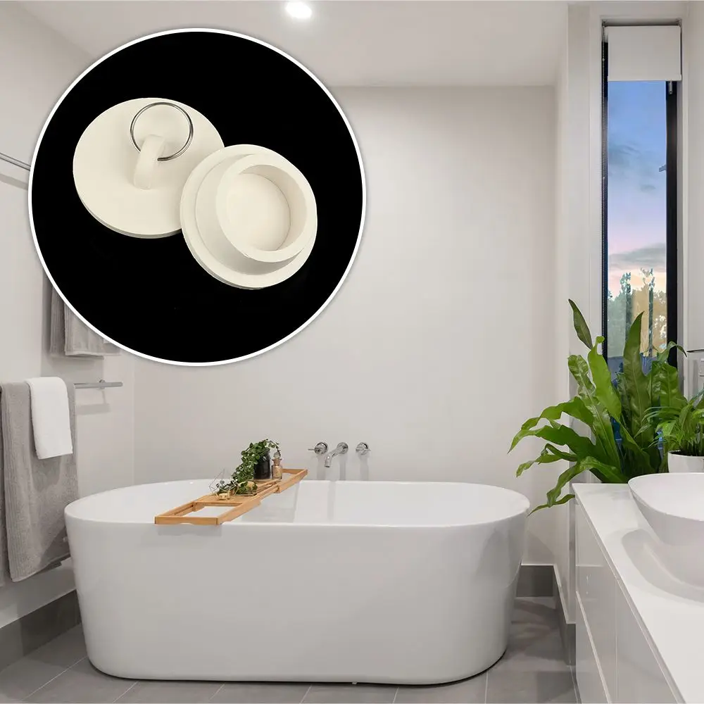 Durable Round Washroom Kitchen Sewer Bathroom Supplies Bathtub Stopper Drain Cover