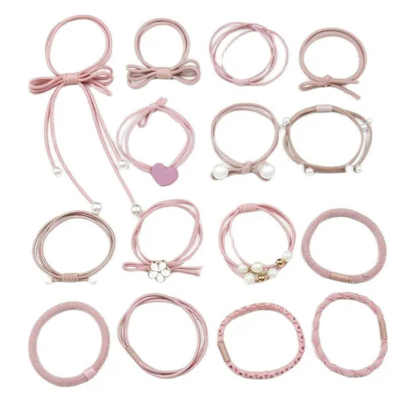 15PCS/LOT Different Styles Hair Accessories For Women Headband,Elastic Bands For Hair For Girls,Handmade Hair Ornaments For Kids