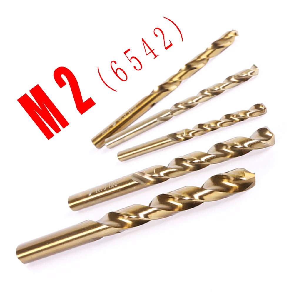 High quality 1pc HSS M2(6542) Drill Bits 2 - 13mm, For Drilling on hardmetal,steel, Stainless Steel ,copper ,aluminium and so on