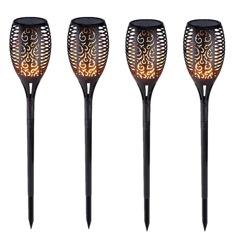 

LED Solar Flame Lights Outdoor IP65 Waterproof Led Solar Garden Light Flickering Flame Torches Lamp for Courtyard Garden Balcony