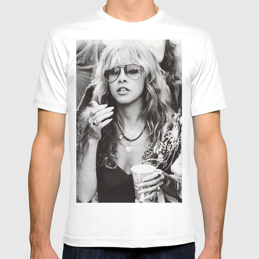 Stevie Nicks Graphic Hippie T Shirt Stevie Nicks Mucha Illustrator Artist Beautiful Living Room Bedroom Homeware