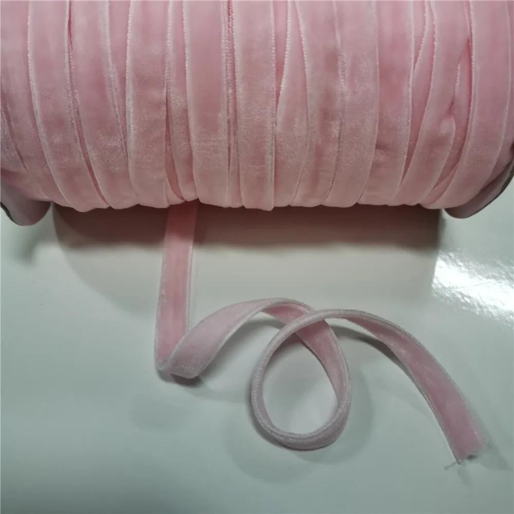 6mm Double Face Nylon Pink Velvet Ribbon Wedding Party Decoration Handmade Gift Wrapping Hair Bowknot DIY Christmas 1/3/5Yard