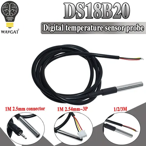 Waterproof DS1820 Temperature Sensor for Arduino WAVGAT