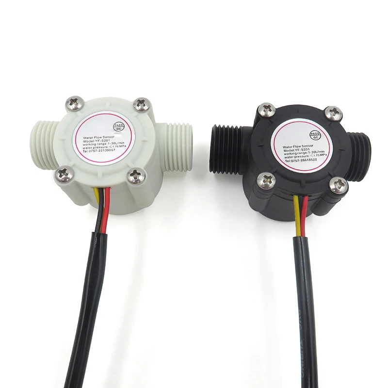 DN15 Water Flow Sensor 1.75MPa Hall Sensor Turbine Flowmeter DC5~18V Used To Measure The Flow Of The Medium