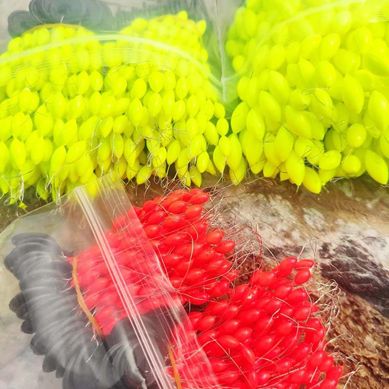 Seven Star Float Bobber Beans – Flotador Carpfishing Ovalado Rojo/Amarillo