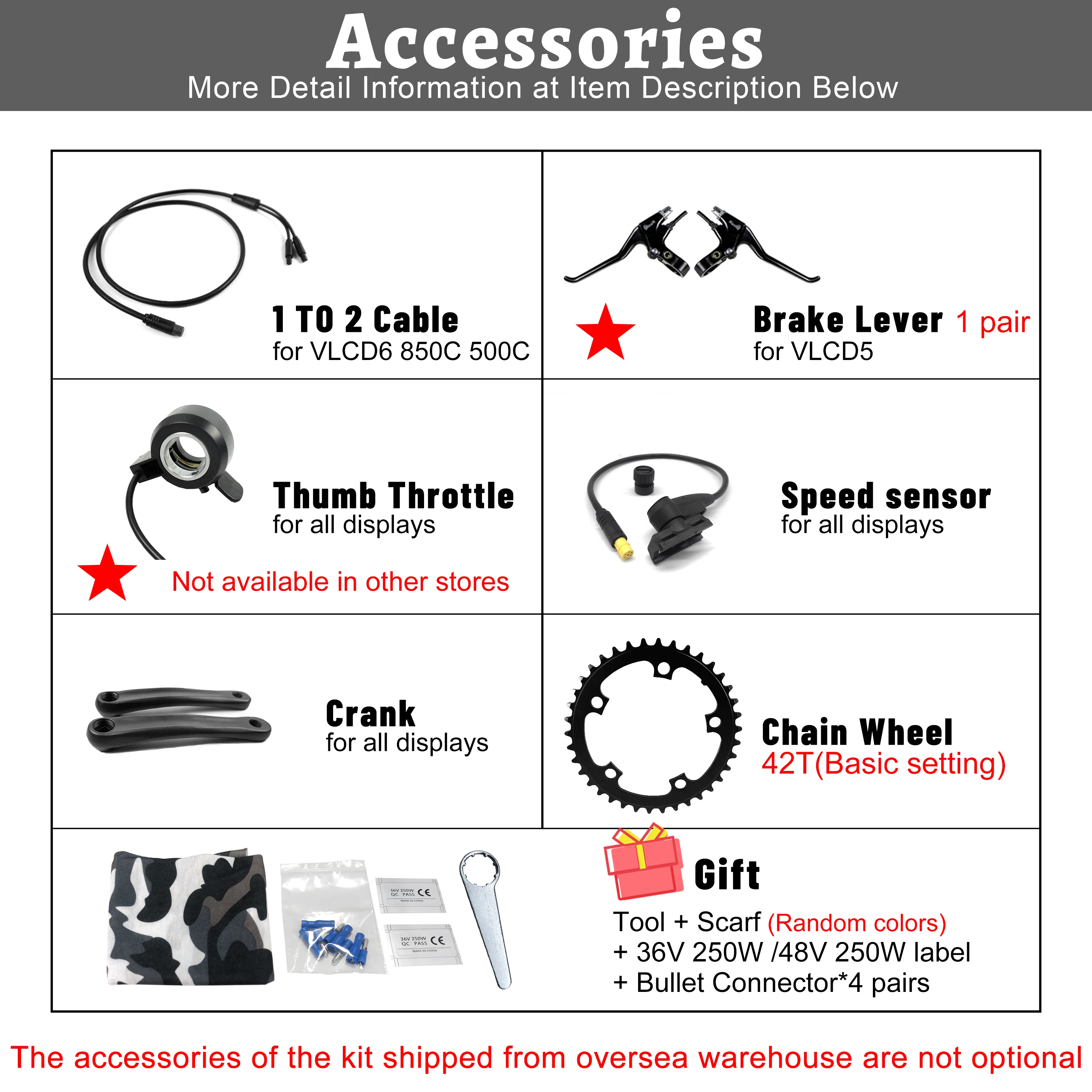 TSDZ2B tongsheng Electric Bicycle Ebike Conversion Kit tsdz2 36V 48V 250W 350W 500W Motor with Battery VLCD5 850C 500C VLCD12