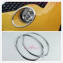 Headlight Cover Front Lamp Frame Overlay Exterior Trim 2011 2012 2013 2014 Chrome Car Styling For Nissan Juke Accessories