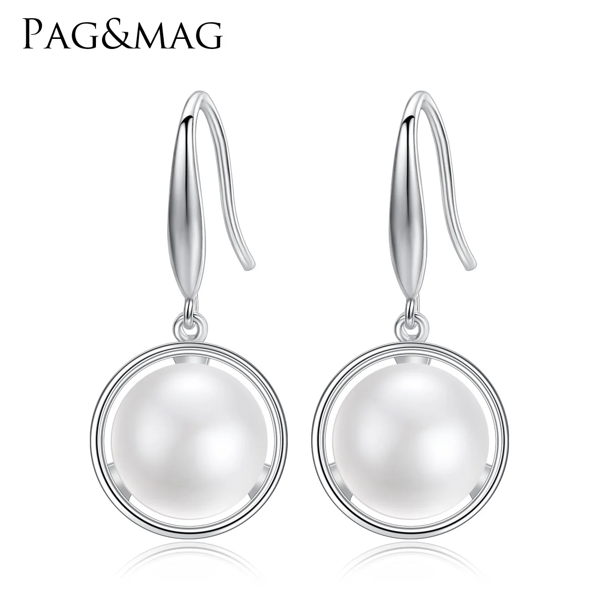 PAG-MAG General S925 Pure Silver Simple Allergy Earring earrings earring son