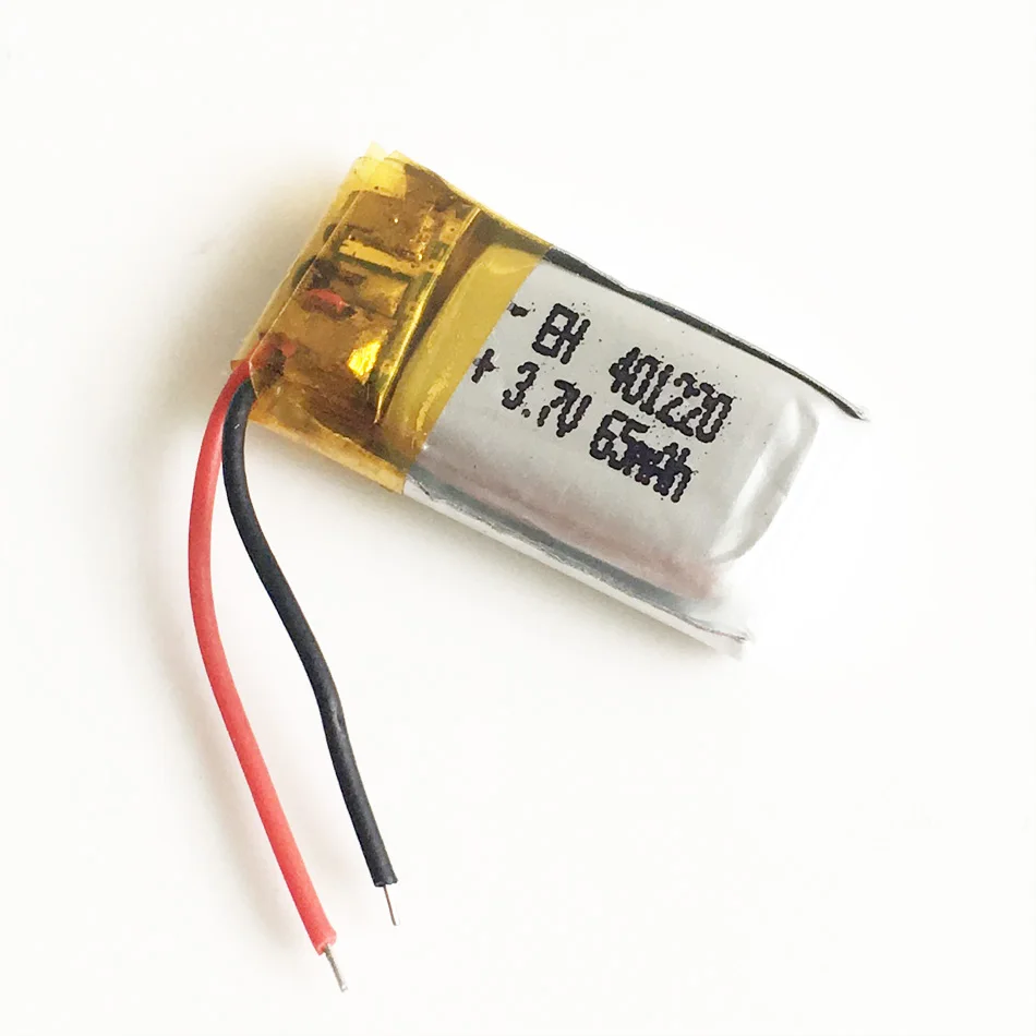 EHAO 401220 3.7v 65mAh akumulator Lipo ogniwa litowo-polimerowe do MP3 zegarek z Bluetooth zestaw słuchawkowy MID Headphon