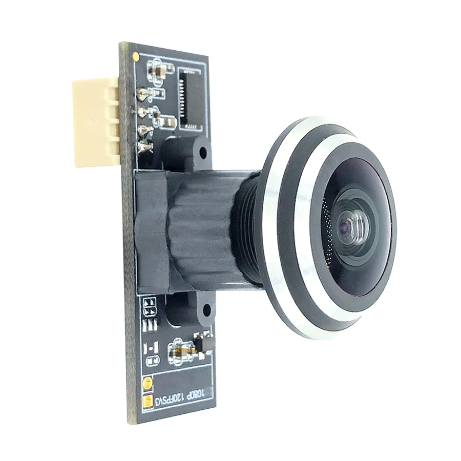 170° Wide-angle 2MP Fisheye USB Camera Module OV2710 1080P MJPEG 640*480 120fps High Speed Linux UVC Webcam Surveillance