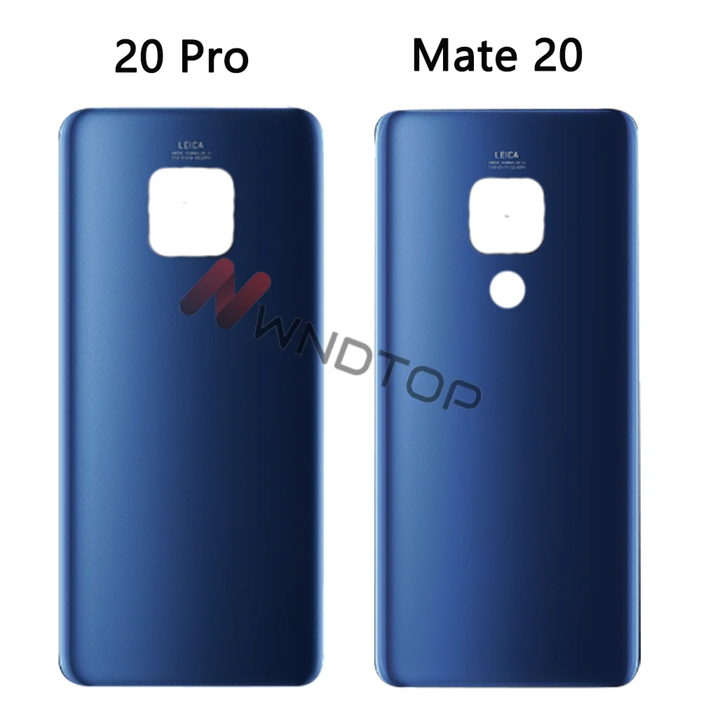 New For Huawei Mate 20 Back Battery Cover Rear Glass Housing Case Replacement For Huawei Mate 20 Pro Battery Cover