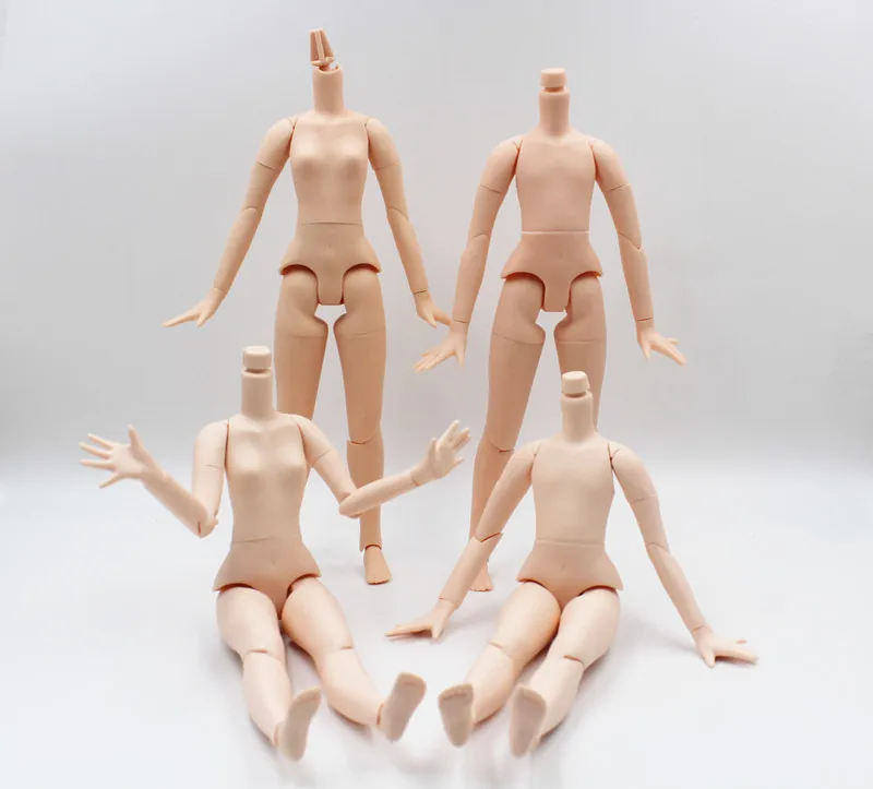 Blyth azone body doll body 8.5 inches white skin multi-articulated body body 1/6 doll