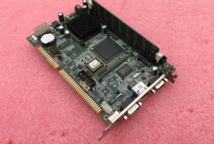 JUKI-511P  100% OK Original Embedded IPC Board ISA Bus Industrial motherboard Half-Size CPU Card Mainboard with CPU RAM