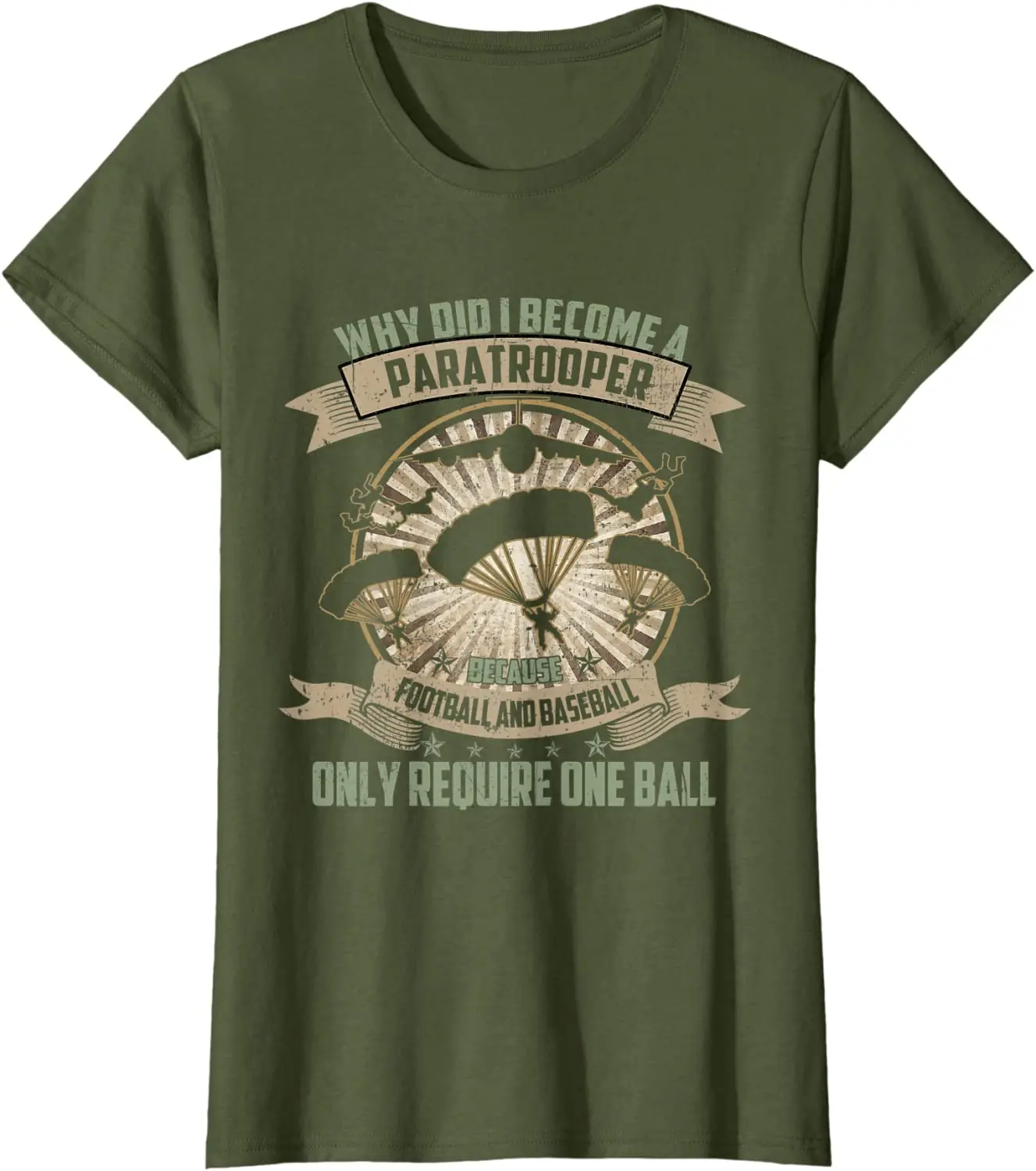 面白い82nd 101st airborne落下傘軍事メンズtシャツ半袖カジュアル綿100% oネックtシャツ