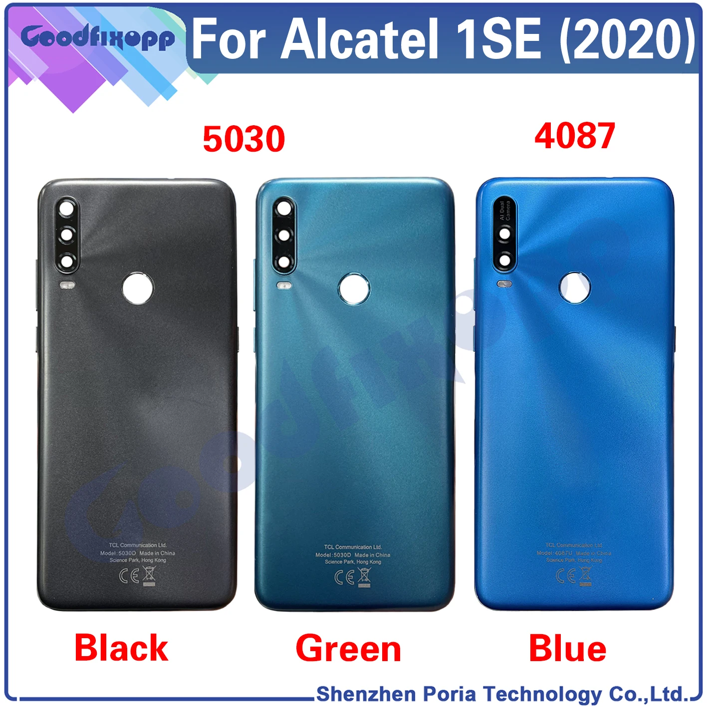 For Alcatel 1SE (2020) 5030U 5030F 5030 5030D 4087 4087U Battery Back Cover Rear Case Cover For Alcatel 1SE 2020 Rear Lid Parts