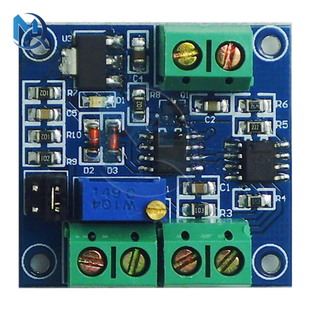 Voltage to PWM Conversion Module 5V-12V Single Chip Embedded Adjustabl Converter Power Board 0-5V/0-10V to 0-100% PWM