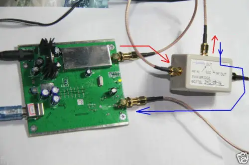 0.1MHz-550MHz USB sweeper analyzer+ attenuator+ SWR bridge+ SMA Cable/Antenna