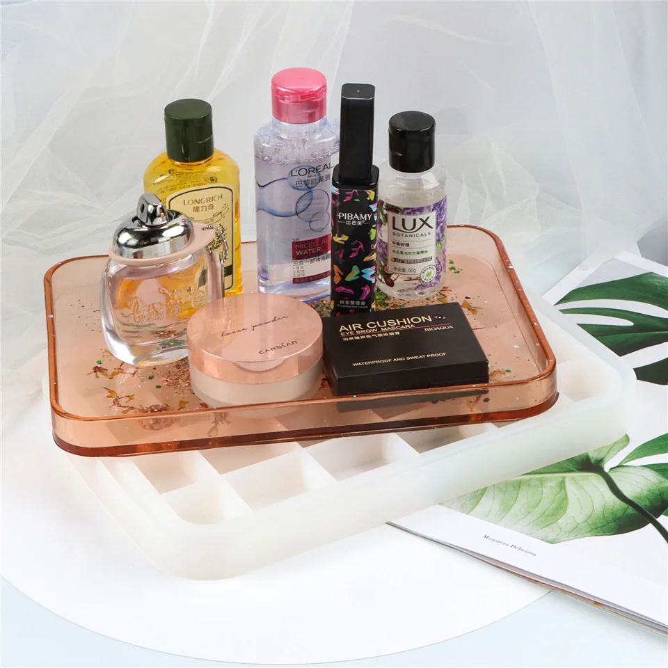 

3D Jewelry Storage Box Silicone Mold Homemade DIY Art Craft Crystal Dripper Making Tools Xmas House Decorations Ring Box Gift