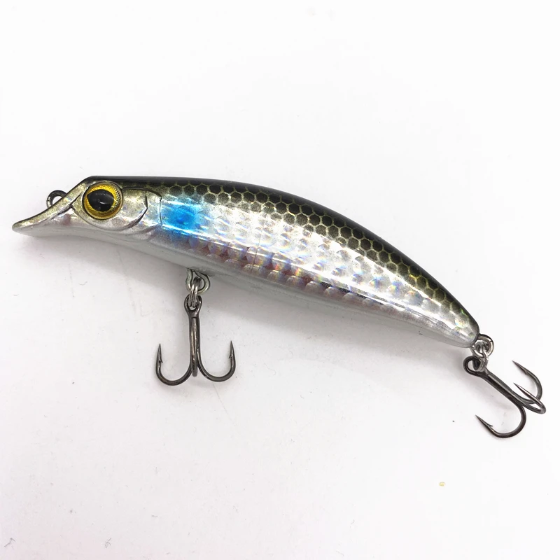 75mm7g Jerkbait Japan Fishing Popper Lure Floating Minnow Snapper Flounder Wobbler Swimbait Bass Chub  Crankbait