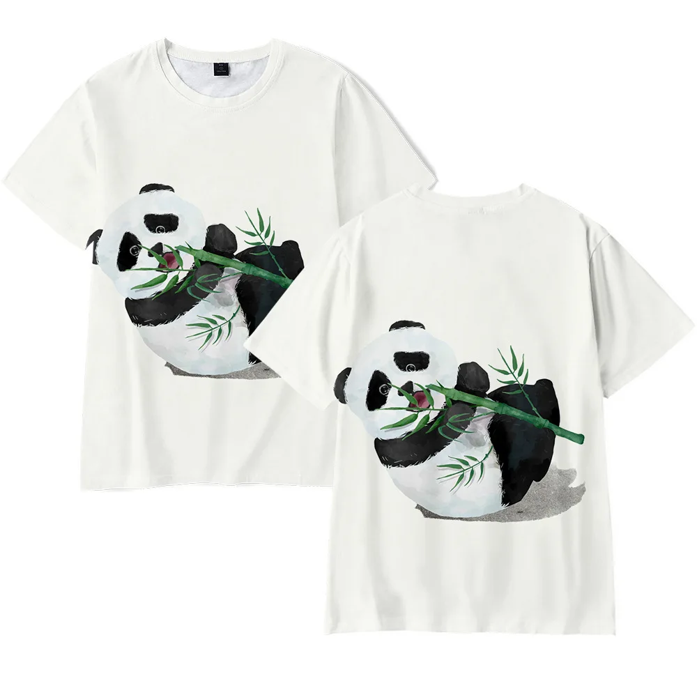 New Panda 3D Print T-Shirts Cute Animal Streetwear Men Women Fashion Oversized T Shirt Harajuku Kids Tees Tops Boy Girl Clothing