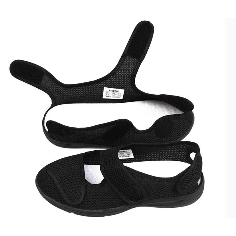 Gout foot swollen shoes summer foot fat thumb eversion instep high diabetes shoes enlarged and widened postoperative care shoes