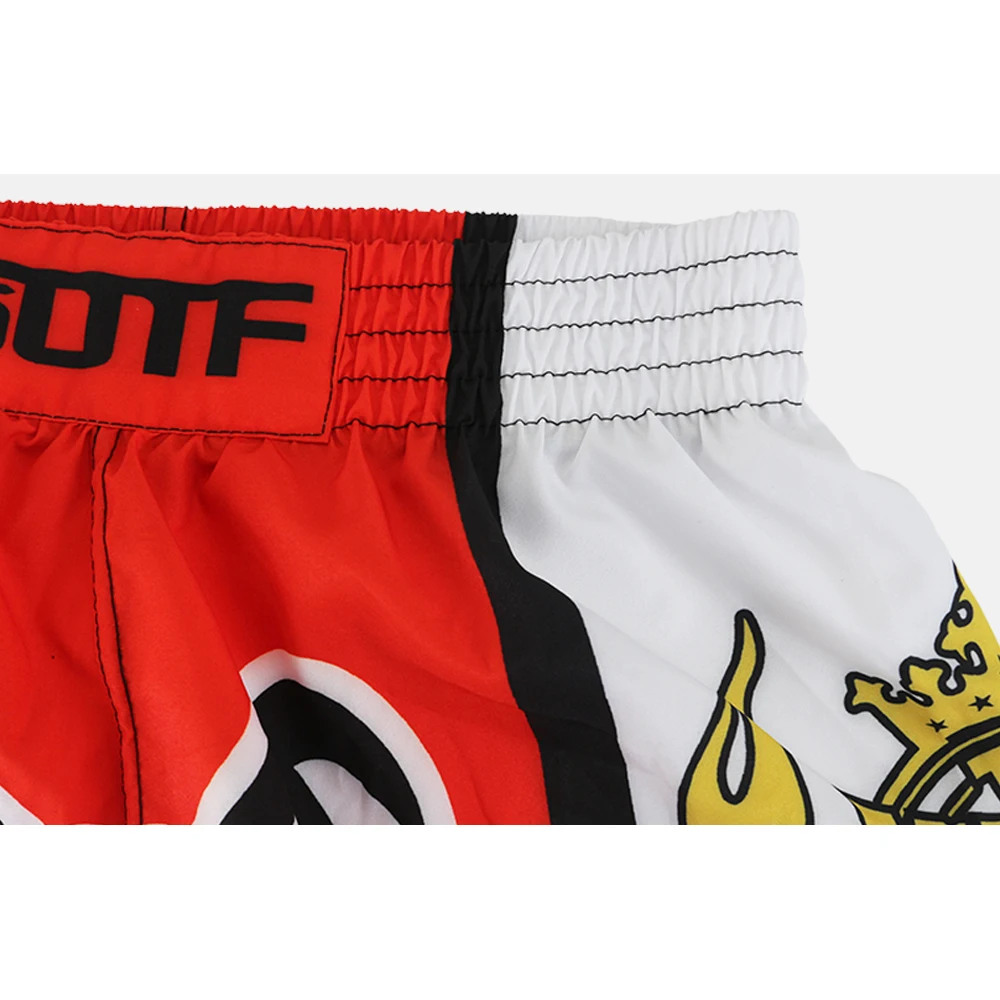 Men\'s and Women\'s Boxer Pants Printed MMA Shorts Taekwondo Fighting Shorts Muay Thai Shorts Clothing Free Fight Sanda Cheap