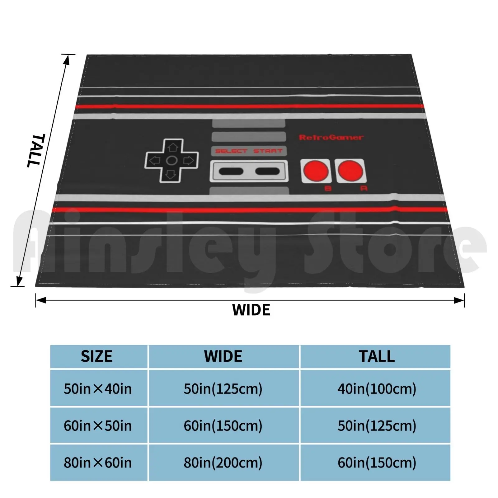 Nes Retro Gamer-Controller Blanket For Sofa Bed Travel Nes Gamer Gaming Retro Console Famicom