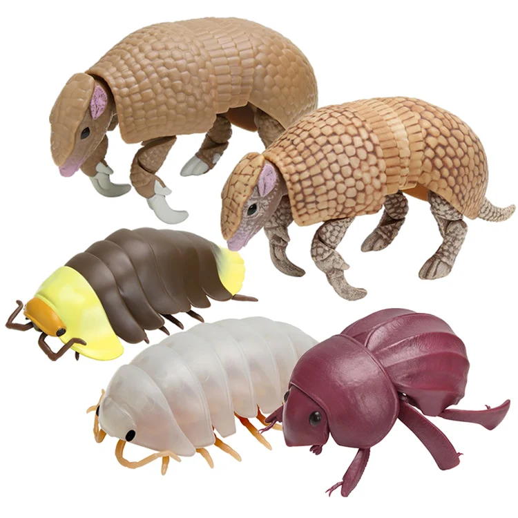 Bandai Dumpling Bug Gacha Series 08 Eighth Bomb Armadillo Brazil Three Banded Armadillo Spot Action Figure