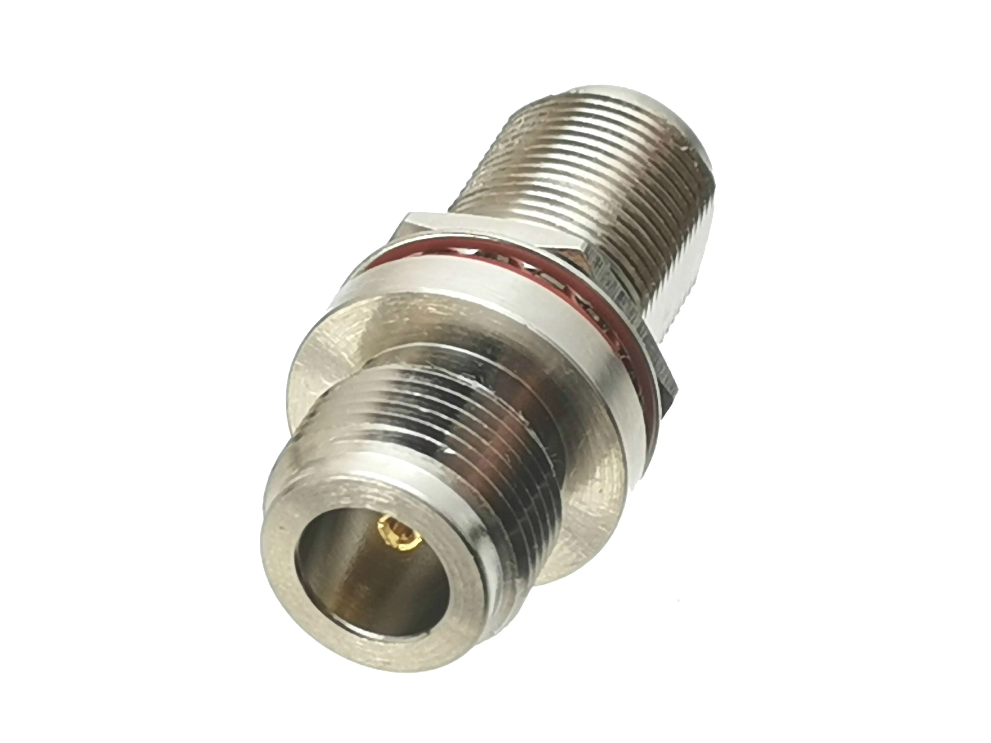 1Pcs Connector N Female Jack Bulkhead to N Female Jack Nut RF Adapter Coaxial High Quanlity