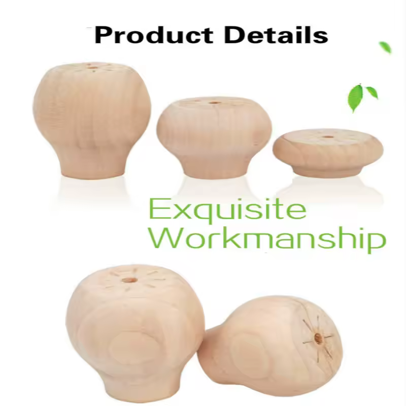 Solid Wood Furniture Heighten Legs Sofa Stool Increased Pad Bed TV Cabinet Coffee Table Round Heighten Feet Furniture Parts - Image 5