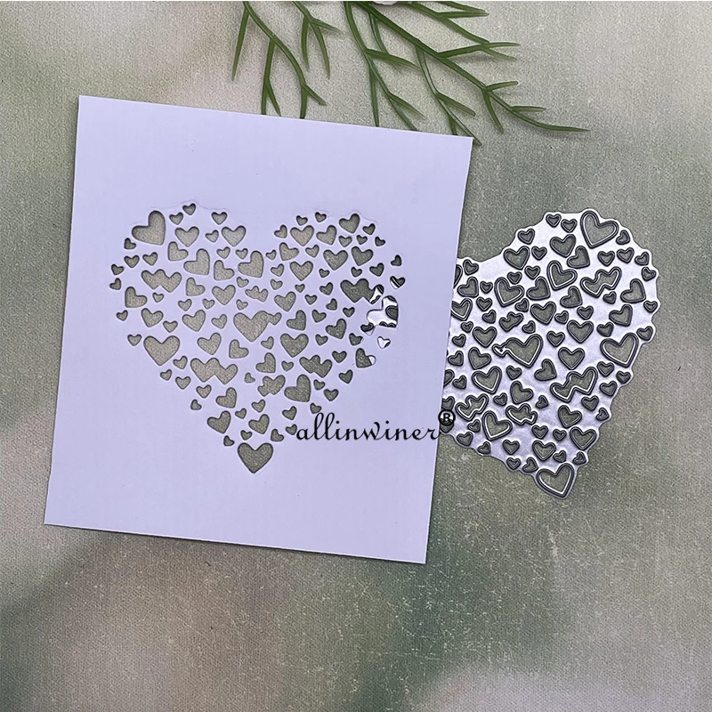 Heart ornament Metal Cutting Dies Stencils For DIY Scrapbooking Decorative Embossing Handcraft Die Cutting Template