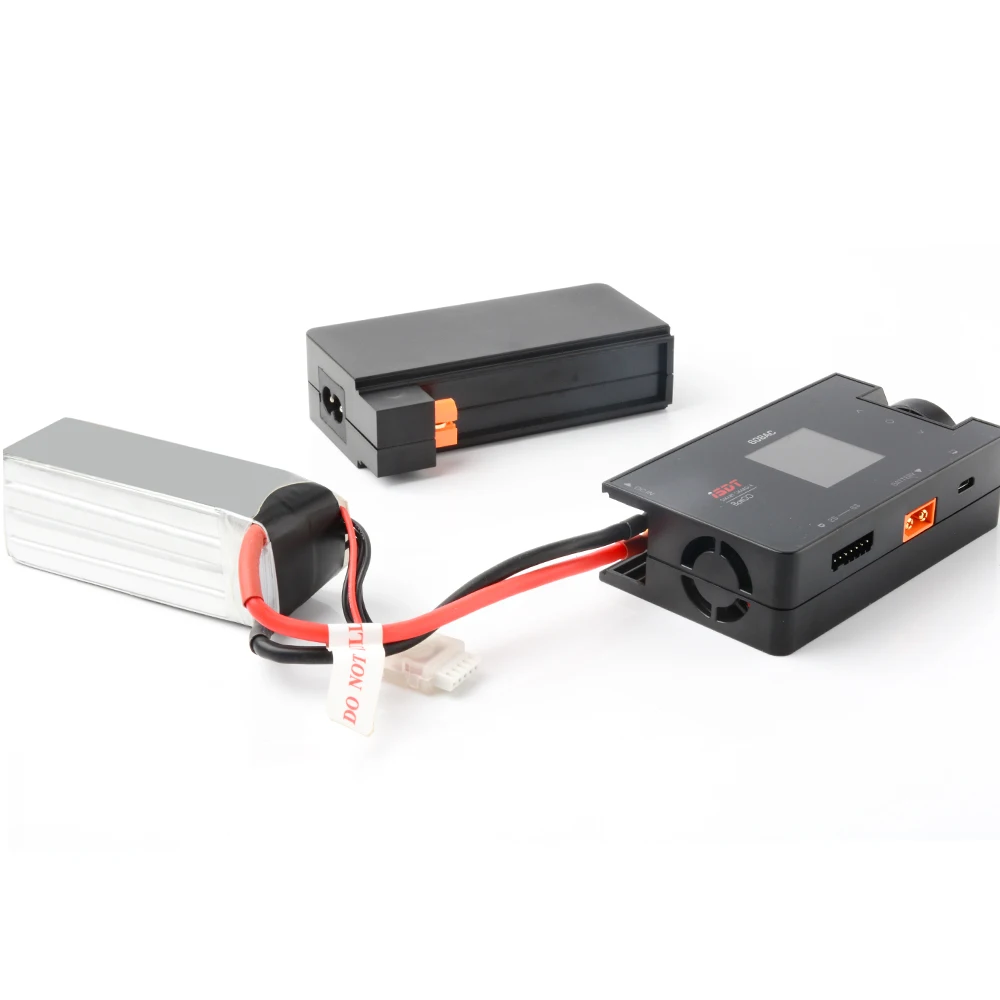 ISDT 608AC AC 60W DC 200W 8A BattGo caricabatteria intelligente scaricatore con alimentatore staccabile