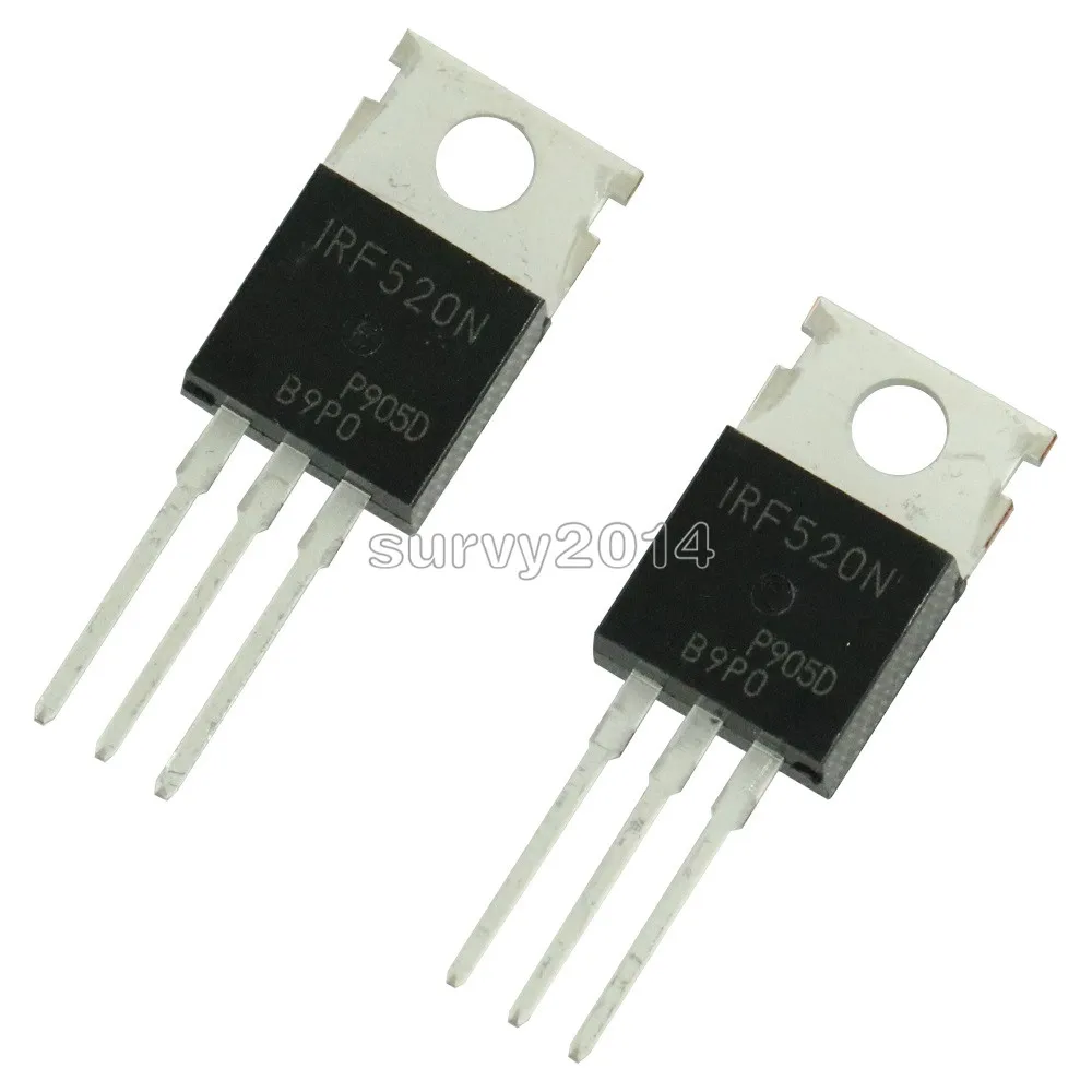 5 قطعة IRF520 IRF520N N-قناة HEXFET السلطة MOSFET جديد نوعية جيدة