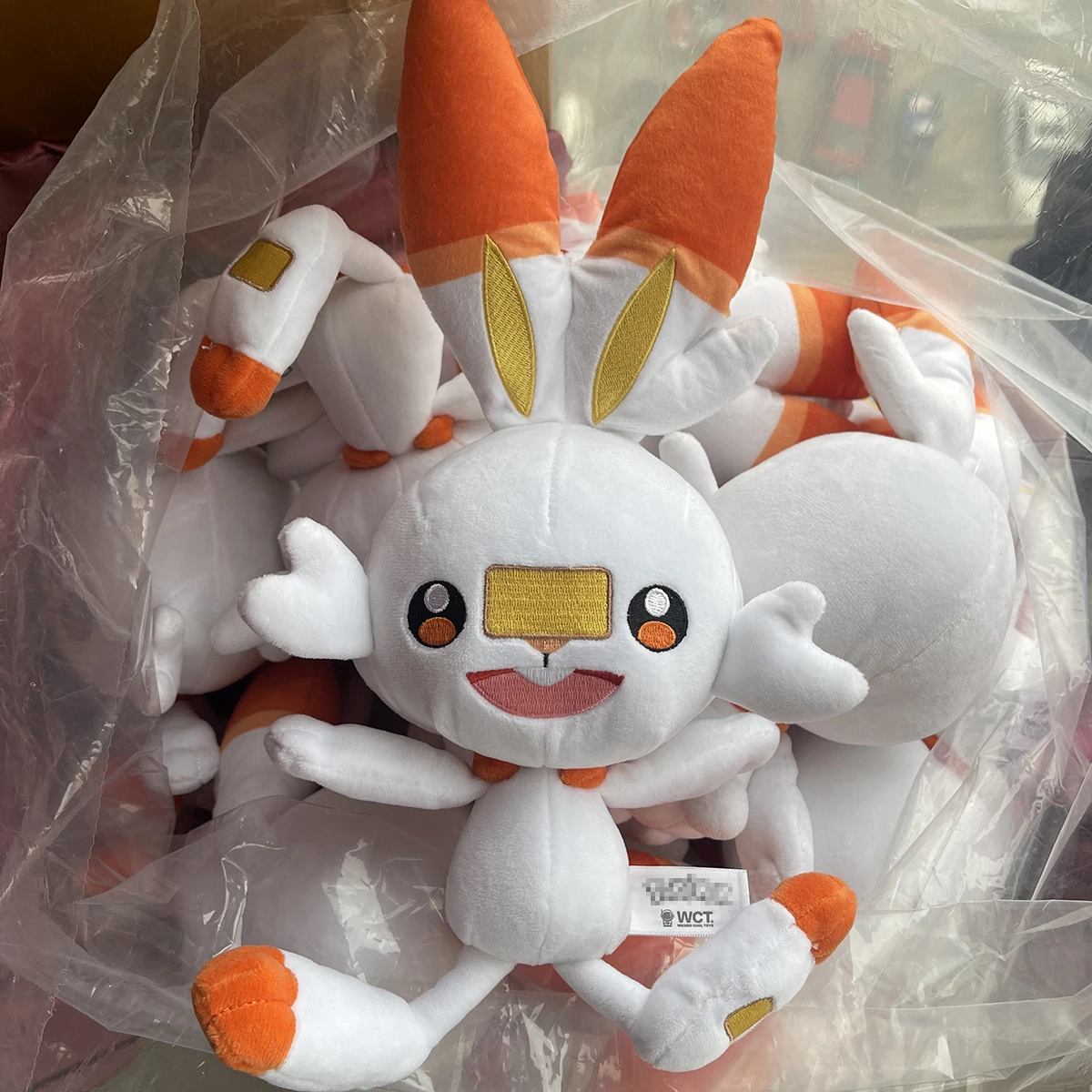 Hq Scorbunny Knuffel Zwaard En Schild Pokemon Peluche Gevulde Pop Cartoon Konijn Kerst Gift