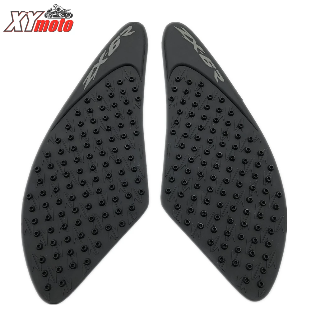 

Motorcycle Tank Pad Sticker For Kawasaki ZX6R 636 2007 2008 Side Gas Knee Grips Traction Decal ZX-6R 07 08 Anti slip Protector