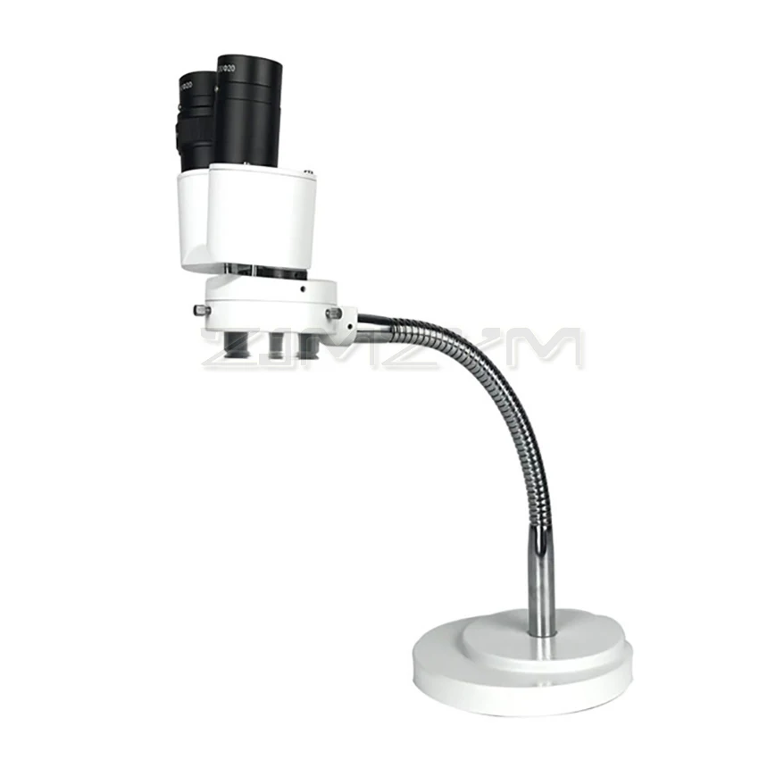 Imagem -03 - Microscópio Estéreo com Luz Led Binocular Mangueira Ajustável para Dentista Solda Oral Ferramenta de Reparo Pcb Rx6d 8x