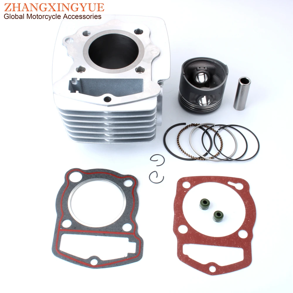 Motorcycle 56.5mm Cylinder Kit for Derbi Senda Baja 125 SM 2008- 2012 862724 125cc 124CM3 Engine 4-Stroke