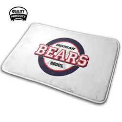 Doosan Bears Seoul Kbo Logo 3D Soft Non-Slip Mat Rug Carpet Cushion Doosan Bears Doosan Bears Korea Korean Baseball Baseball