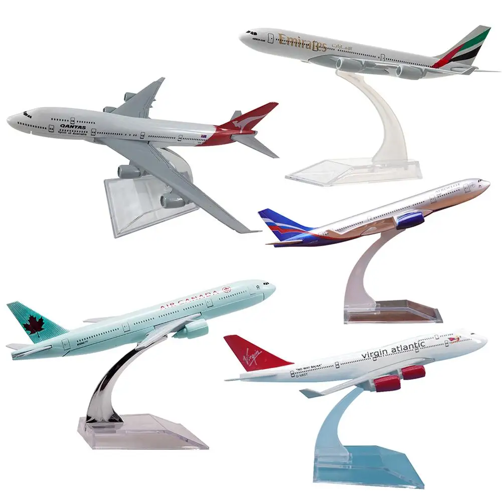 16 CM Airbus A320 A330 A340 A380 B737 B747 B777 B787 Airplanes Plane Model Diecast Aircraft Toys Airliner Model Kids Gift