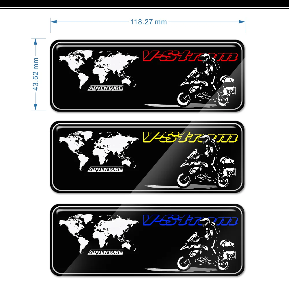 Panniers Luggage Aluminium Box Case For Suzuki V-STROM DL 1000 650 250 SPORT ADVENTURE TOURER Motorcycle Sticker VSTROM