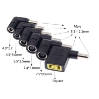 DC Power plug connector  5.5x2.5 7.9x0.5 7.4x5.0 4.5x3.0 4.0x1.7 mm DC female Adapter Connector to 5.5*2.1mm male