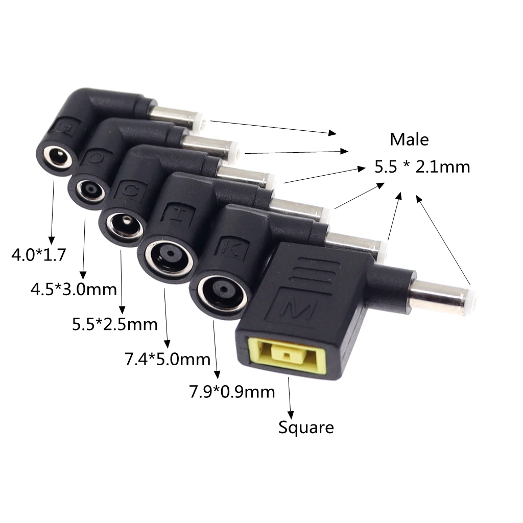 Złącze wtykowe DC 5,5x2,5 7,9x0,5 7,4x5,0 4,5x3,0 4,0x1,7 mm Złącze żeńskie DC do złącza męskiego 5,5*2,1 mm
