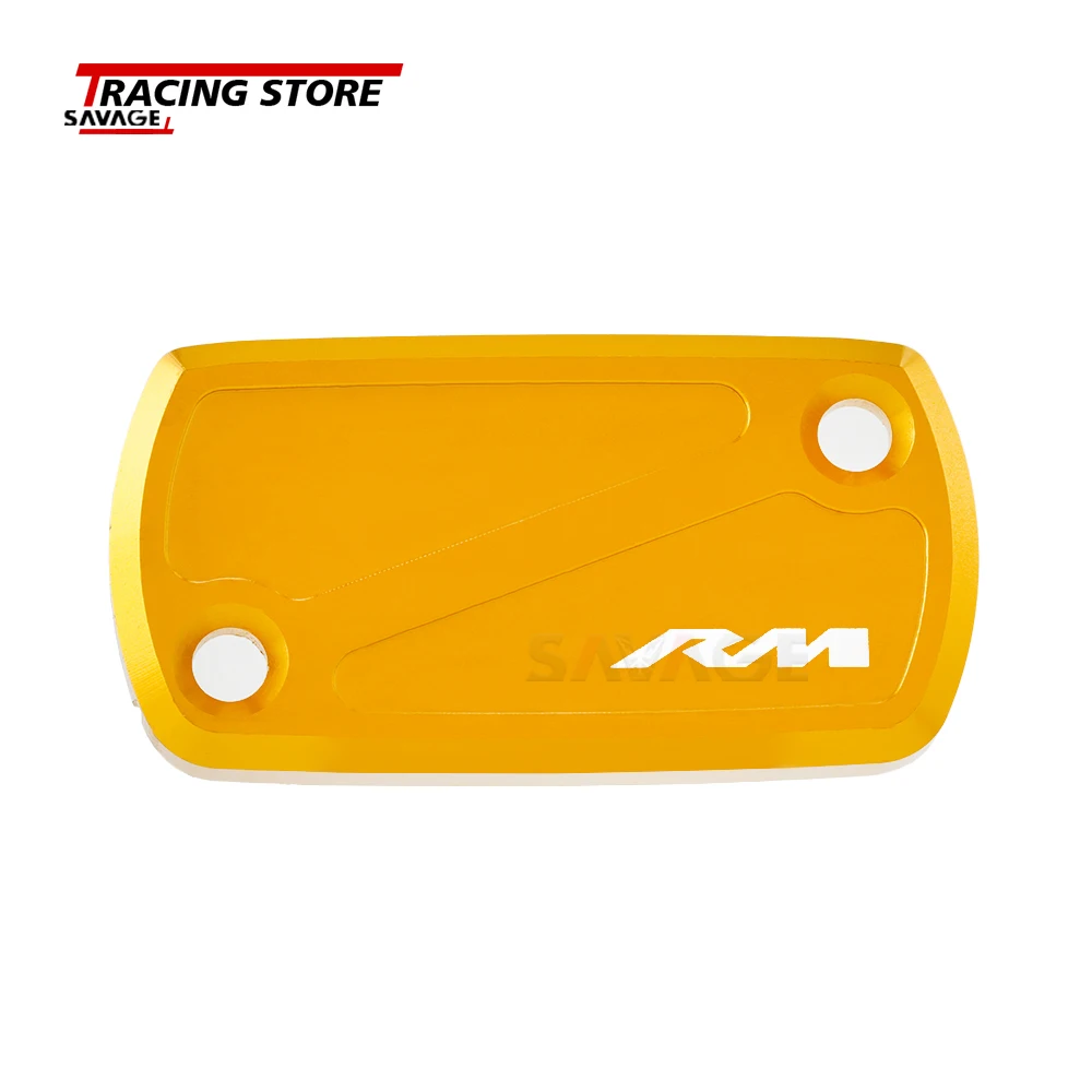 Motorcycle Front Brake Reservoir Cover For SUZUKI RM125 RM250 1989-2008 Dirt Pit Bike Oil Fluid Master Cylinder Cap RM 125 250